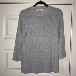 Soft philosophy sweater. Heather gray.